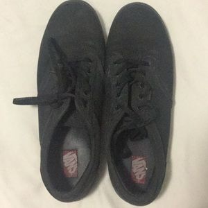 Black Woman Vans (size 8.5)